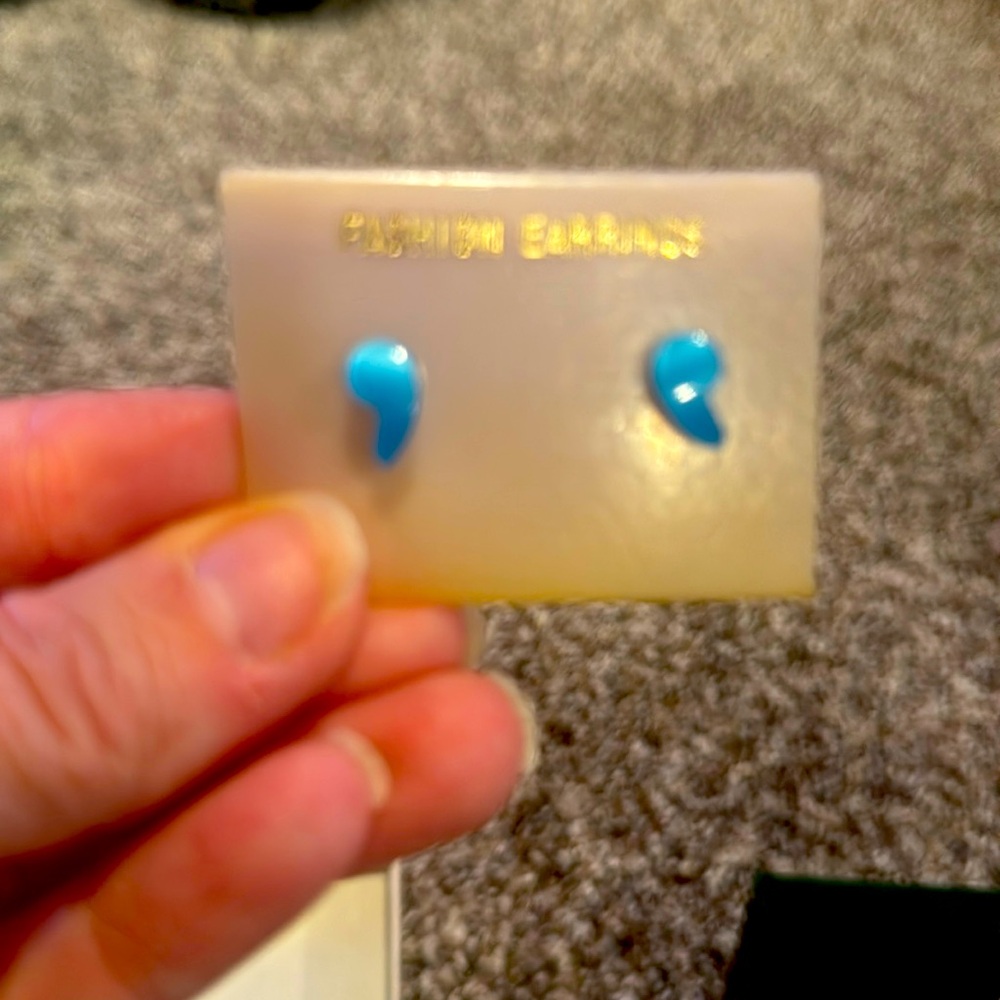 Function stud earring.